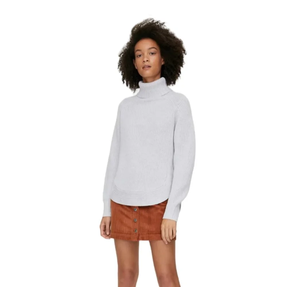 WILFRED FREE | Aritzia Asianna 100% Merino Wool Cream Turtleneck Sweater (M) - Picture 1 of 11